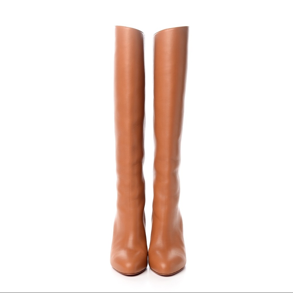 Christian Louboutin Tallo Stivale Platform Tall Tan Boots size 37